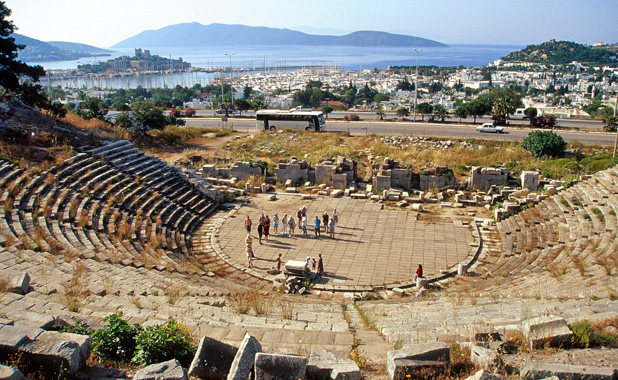 Explore the spectacular ruins of the ancient Carian city, Knidos, where the Aegean and Mediterranean seas meet