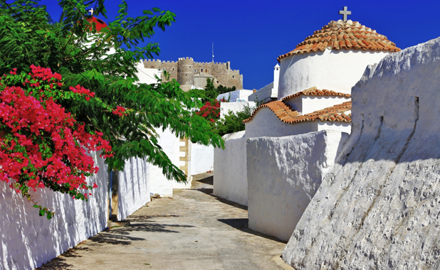 Dodecanese Greek Island of Patmos By Luxury yacht Charter