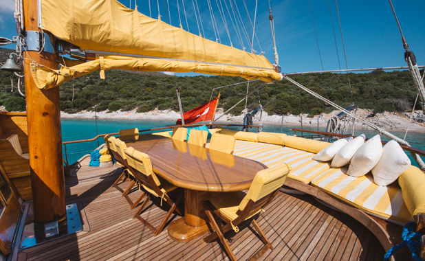 Private boat charter in the Greek islands