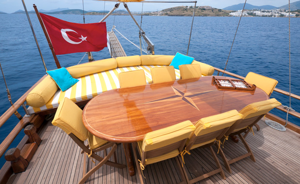 Yacht cruise vacation for 8 guests in Greece or Turkey