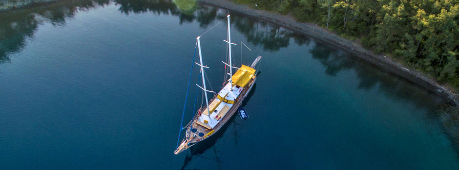 Boutique gulet yachts for Blue Cruise private hire in Turkey